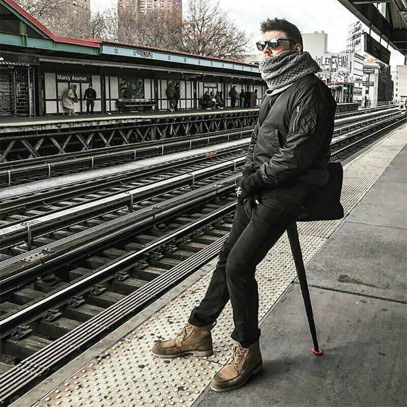 Portable Folding Mini Stool for Outdoor Waiting and Travel