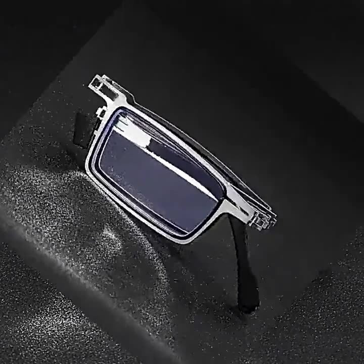 Portable Folding Reading Glasses with Compact Storage Case