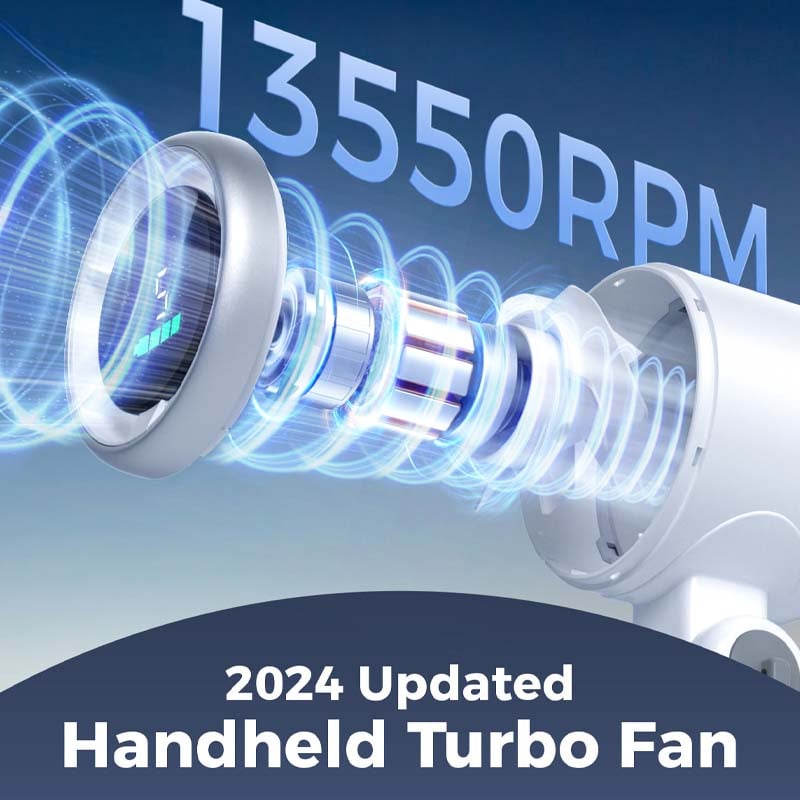 Portable Folding Turbo Fan Rechargeable Personal Cooler