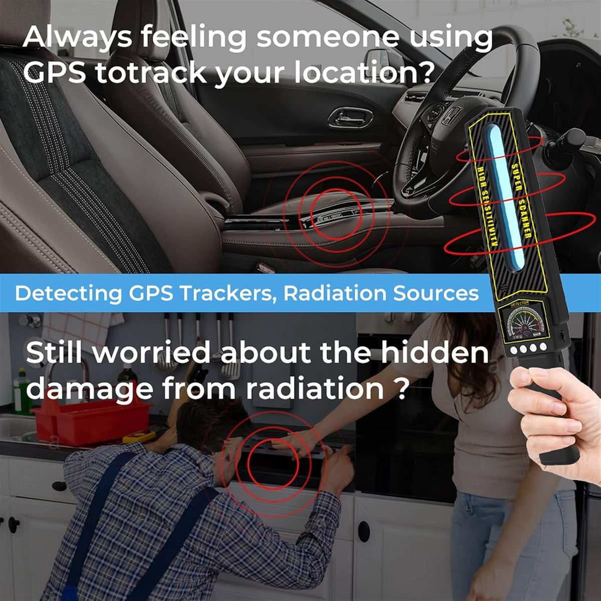 Portable GPS Signal Detector for Privacy Protection