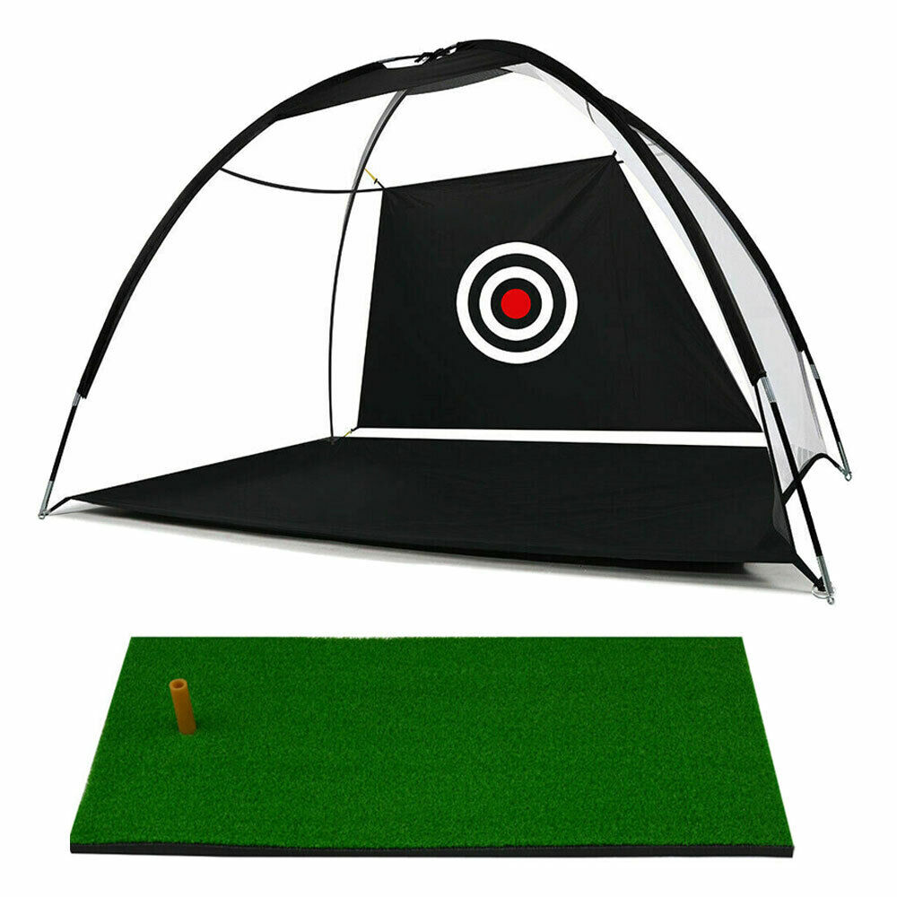Portable Golf Practice Net with Hitting Mat
