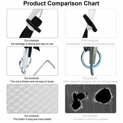 Portable Golf Practice Net with Hitting Mat