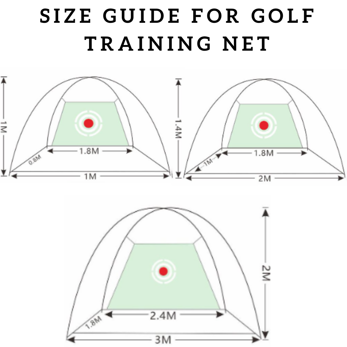 Portable Golf Practice Net with Hitting Mat