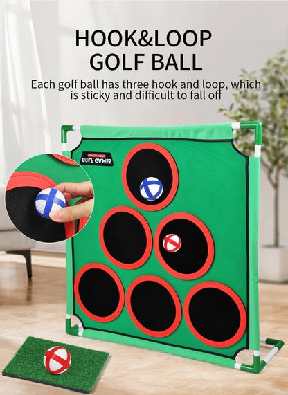 Portable Golf Toss Target Game Set with Carry Bag