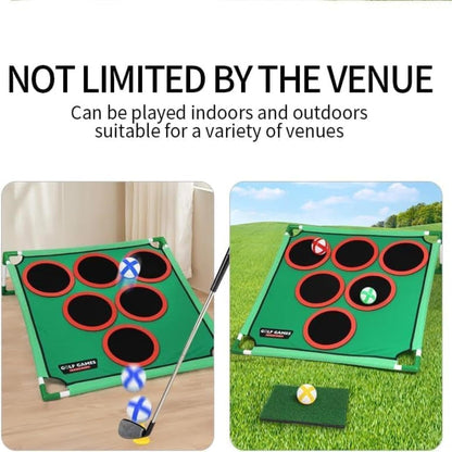 Portable Golf Toss Target Game Set with Carry Bag