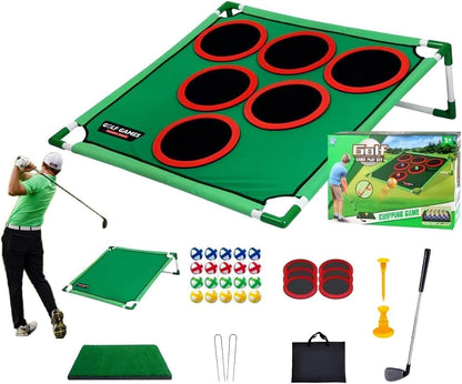 Portable Golf Toss Target Game Set with Carry Bag