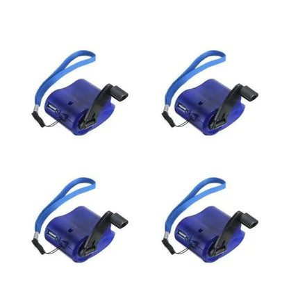Portable Hand Crank USB Emergency Charger with LED Flashlight