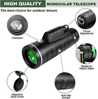 Portable High Resolution Astronomy Telescope for Stargazing and Outdoor Observation