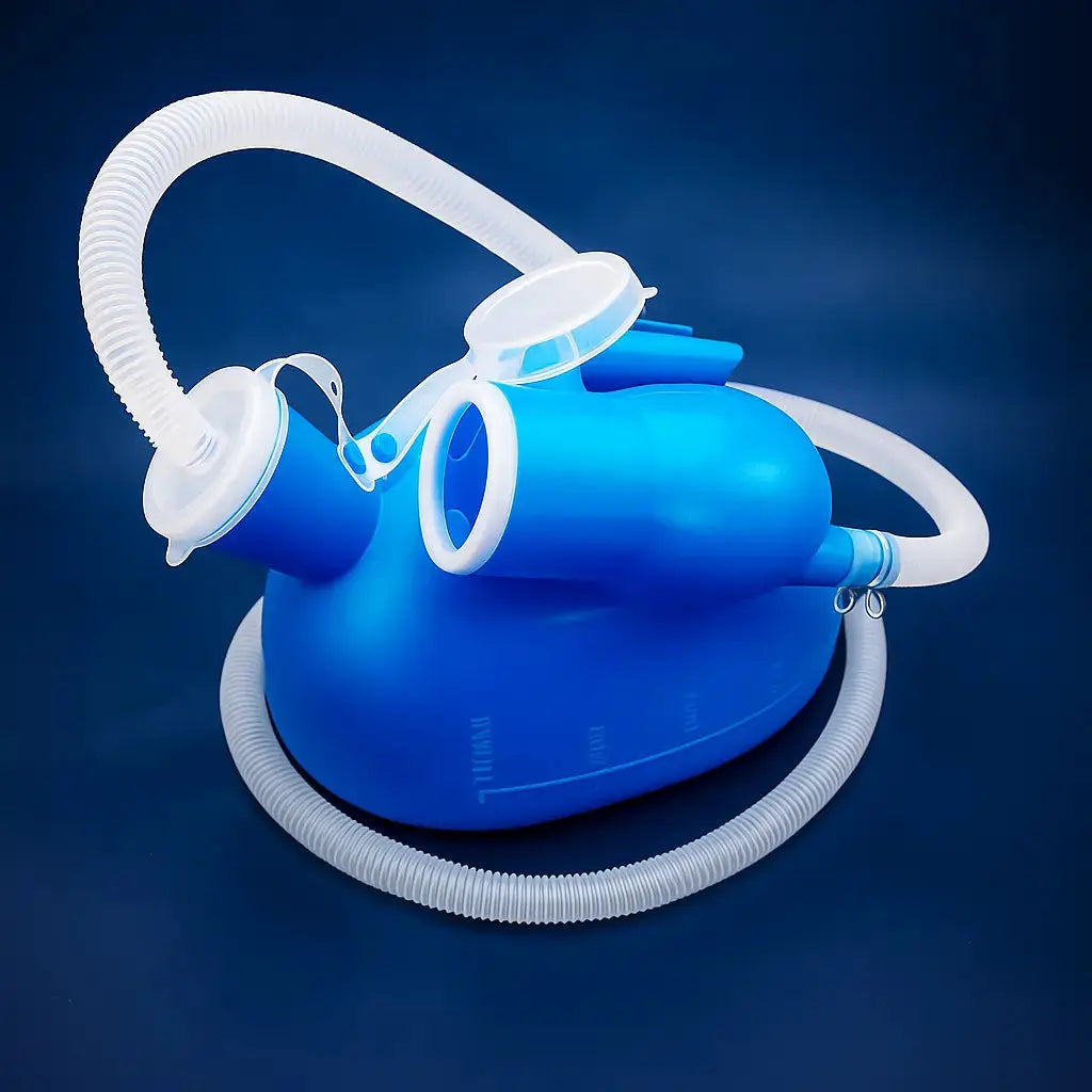Portable Male Urinal with Hose 2000 ml Capacity