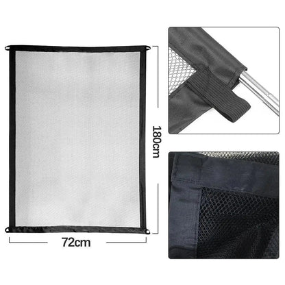 Portable Mesh Pet Safety Gate for Doorways and Stairs