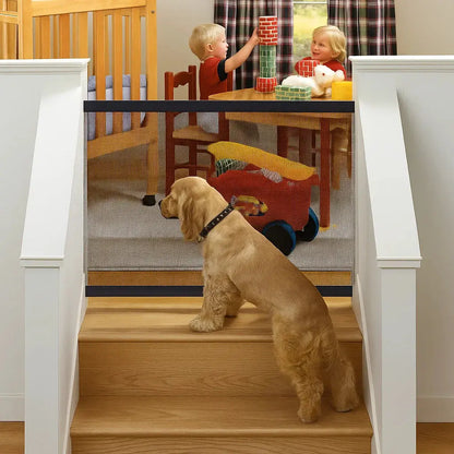 Portable Mesh Pet Safety Gate for Doorways and Stairs
