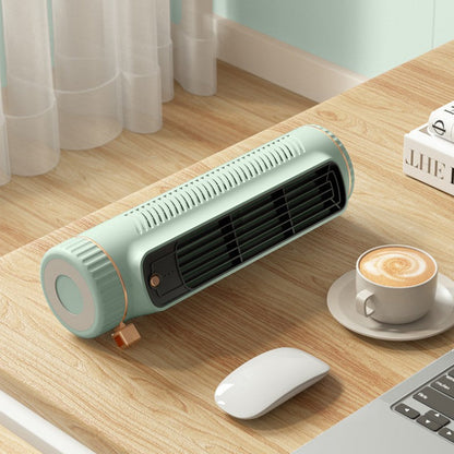 Portable Mini Desktop Cooling Fan with Rechargeable Battery