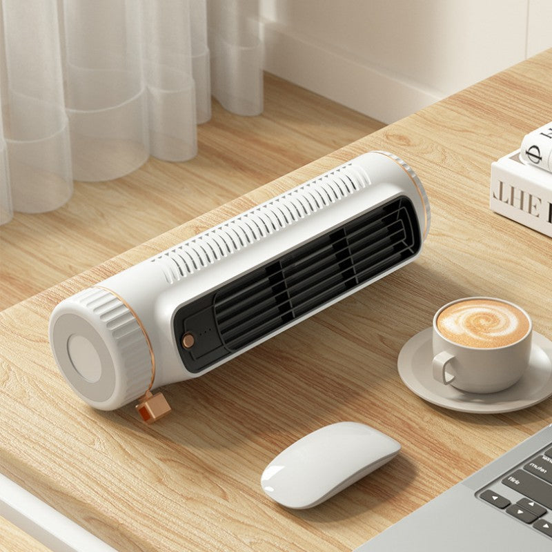 Portable Mini Desktop Cooling Fan with Rechargeable Battery