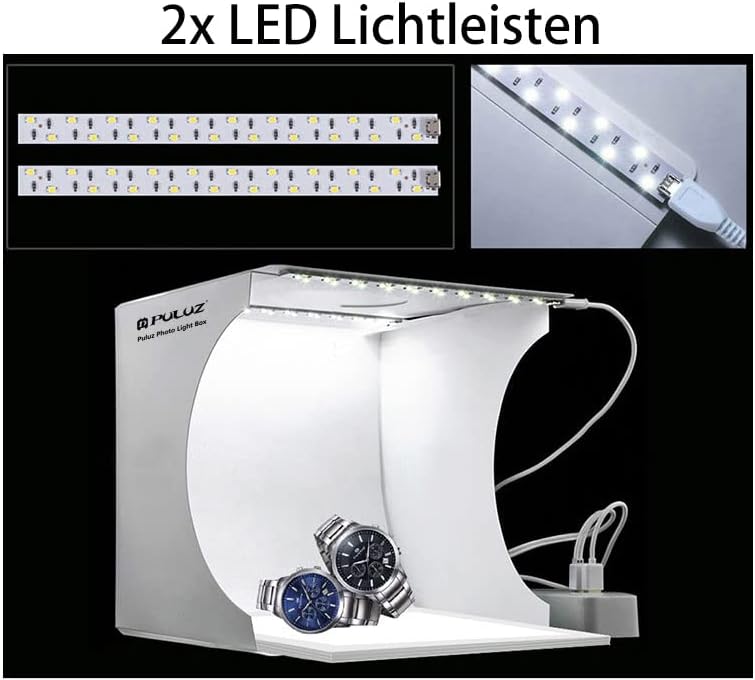Portable Mini Photo Studio Light Box with LED Lighting