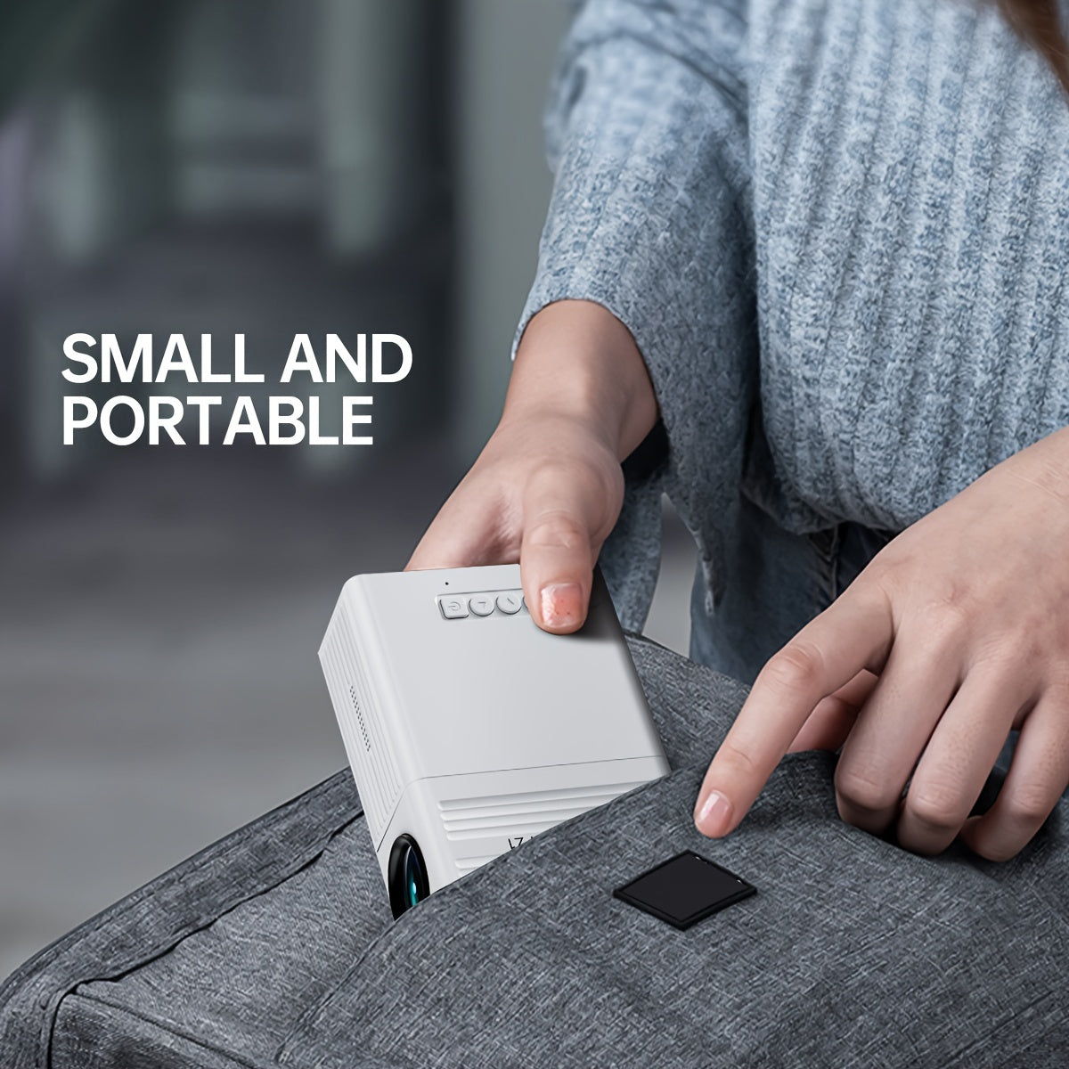 Portable Mini Projector 3000 Lumen with HDMI and USB