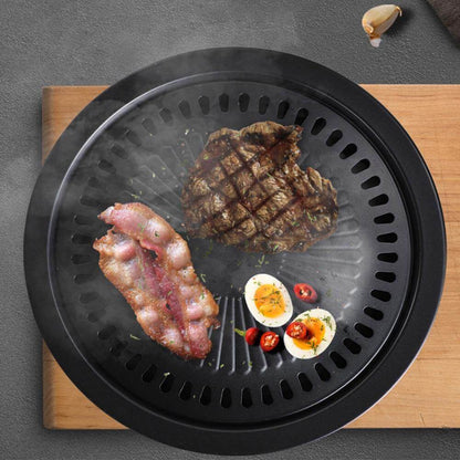 Portable Non Stick BBQ Grill Pan for Stove Top Cooking