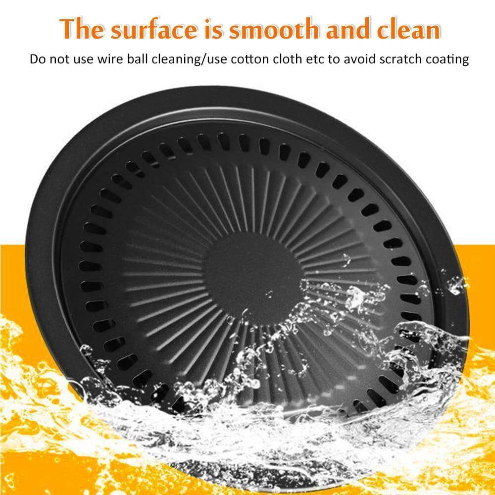 Portable Non Stick BBQ Grill Pan for Stove Top Cooking