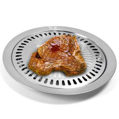 Portable Non Stick BBQ Grill Pan for Stove Top Cooking