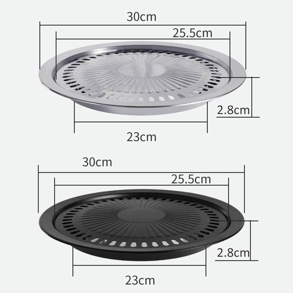 Portable Non Stick BBQ Grill Pan for Stove Top Cooking