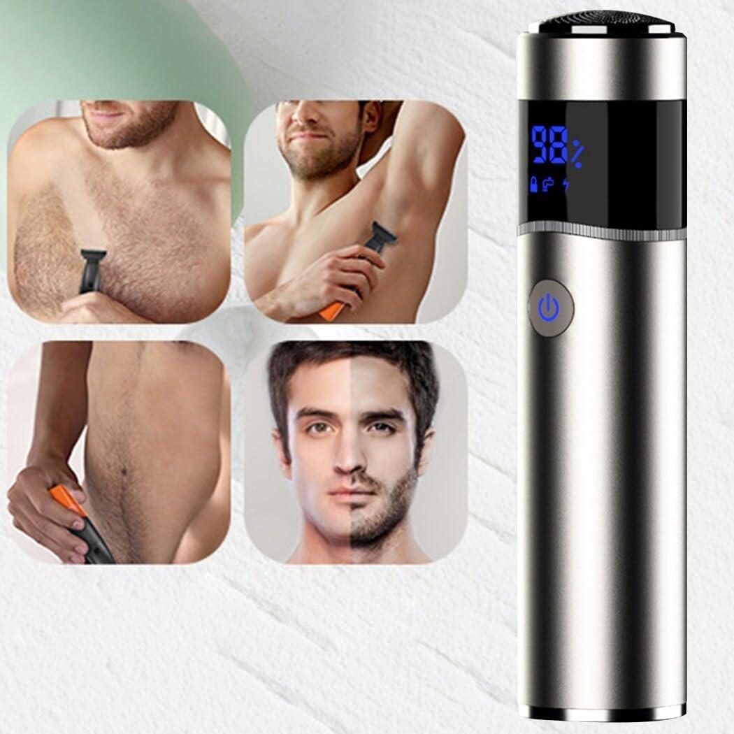 Portable Rechargeable Electric Shaver with Waterproof Design
