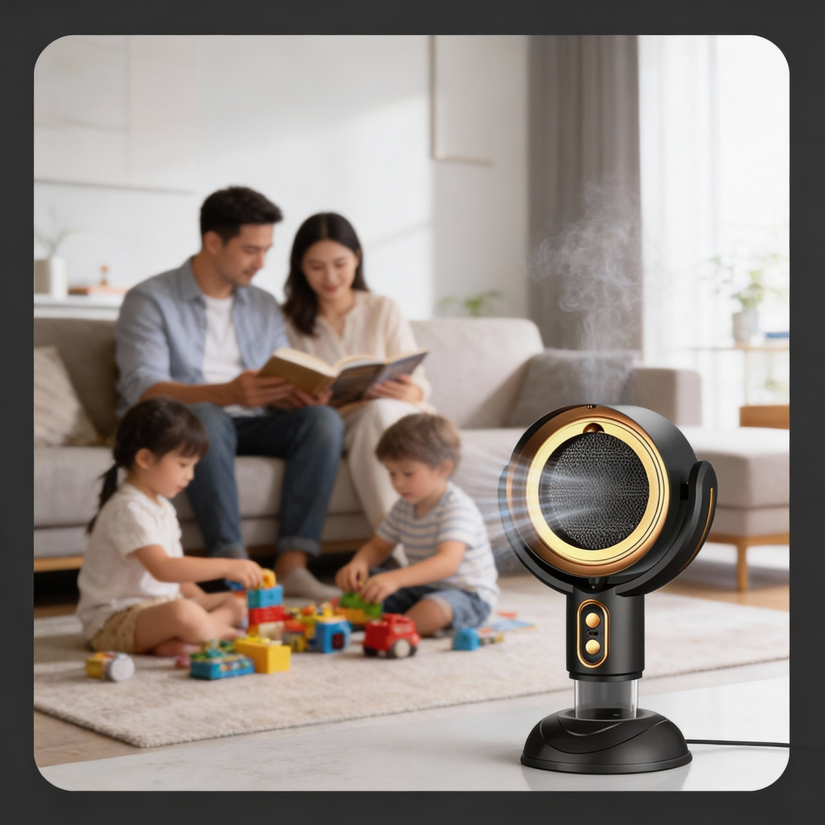 Portable Smoke & Odor Absorber for Indoor Spaces