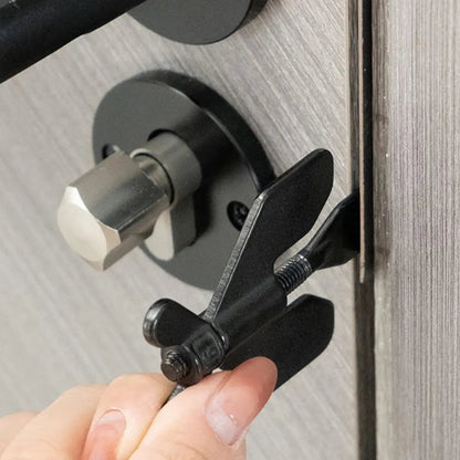 Portable Stainless Steel Door Lock Travel Security Device
