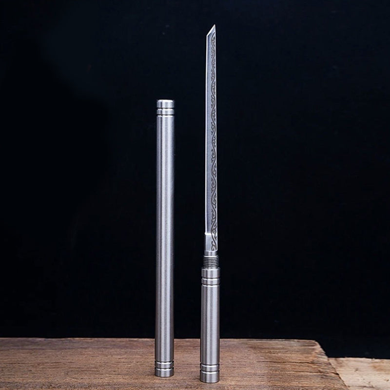 Portable Stainless Steel Fruit Knife with Protective Sheath