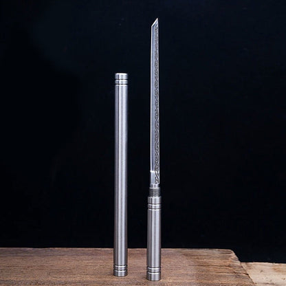 Portable Stainless Steel Fruit Knife with Protective Sheath