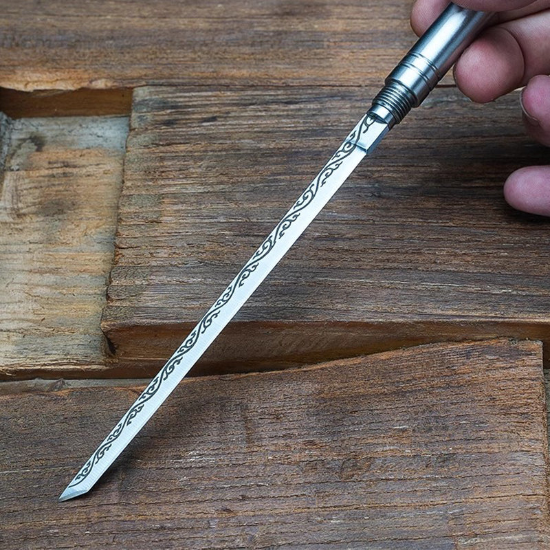 Portable Stainless Steel Fruit Knife with Protective Sheath