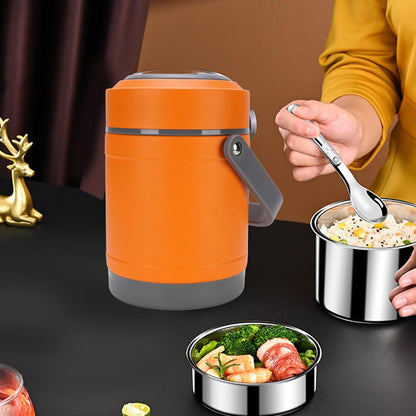 Portable USB Heated Lunch Box with Stainless Steel Container