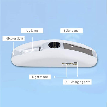 Portable UV Toilet Sterilizer with Automatic Lid Sensor