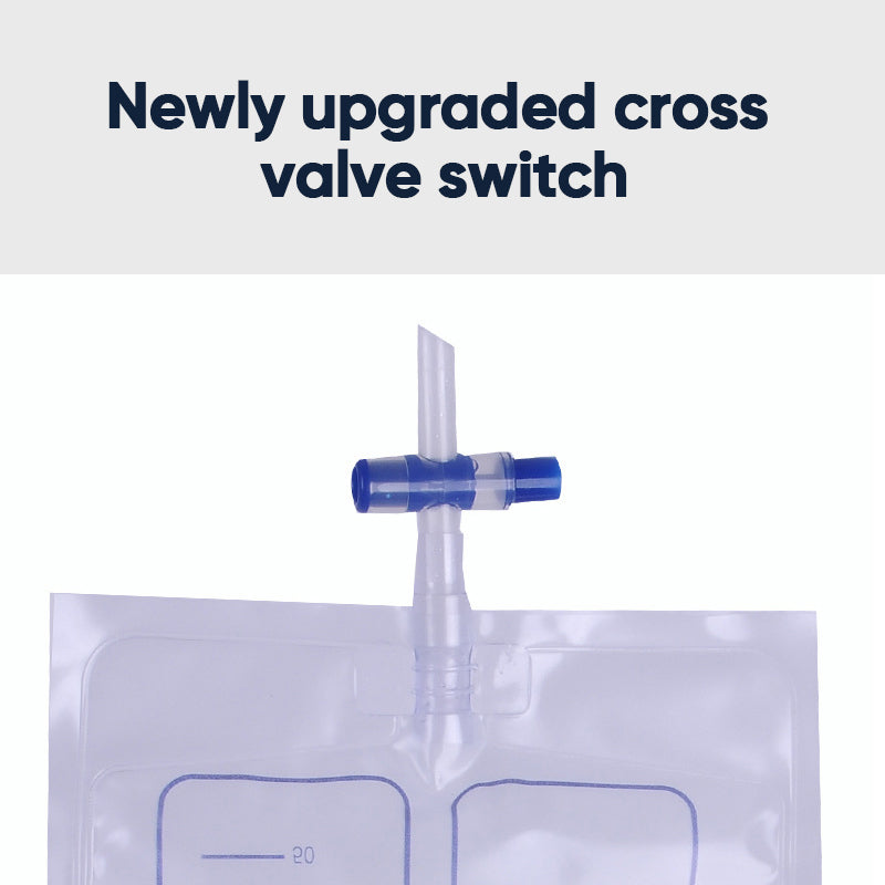 Portable Wearable Urinal Collection System with 1000ml Bag