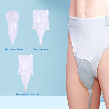Portable Wearable Urinal Collection System with 1000ml Bag