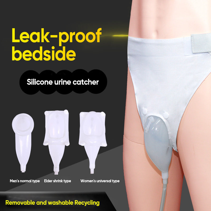 Portable Wearable Urinal Collection System with 1000ml Bag