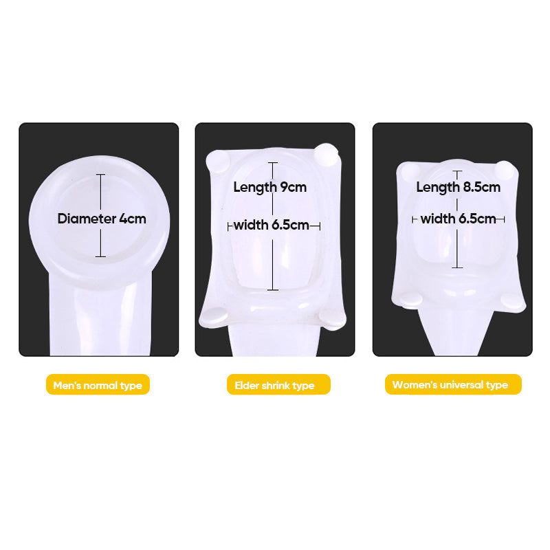 Portable Wearable Urinal Collection System with 1000ml Bag
