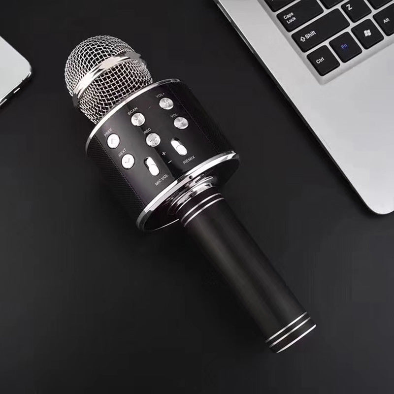 Portable Wireless Bluetooth Karaoke Microphone Speaker