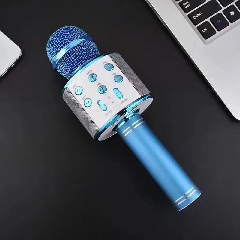 Portable Wireless Bluetooth Karaoke Microphone Speaker