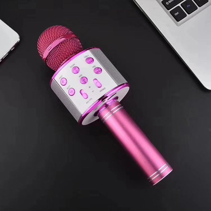 Portable Wireless Bluetooth Karaoke Microphone Speaker