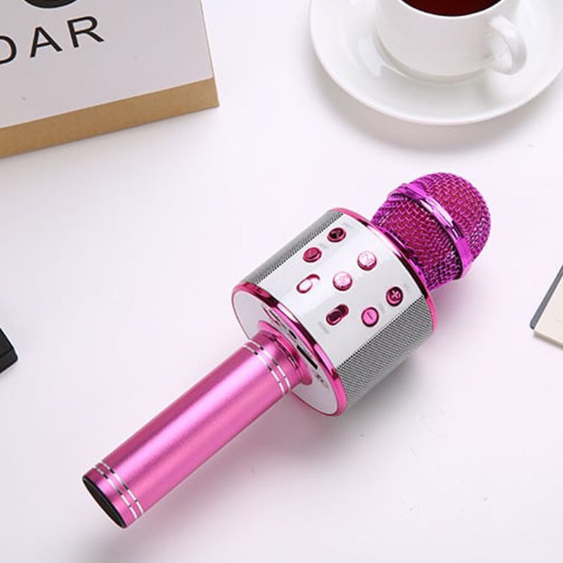 Portable Wireless Bluetooth Karaoke Microphone Speaker