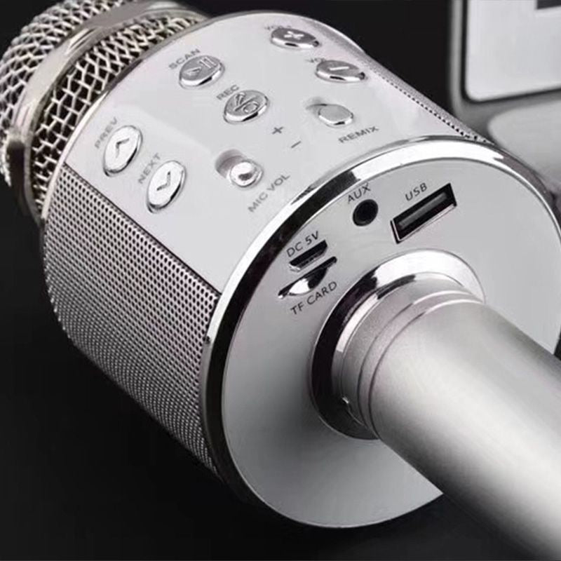 Portable Wireless Bluetooth Karaoke Microphone Speaker