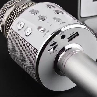 Portable Wireless Bluetooth Karaoke Microphone Speaker