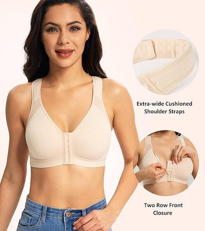Posture Support Bra with Adjustable Straps