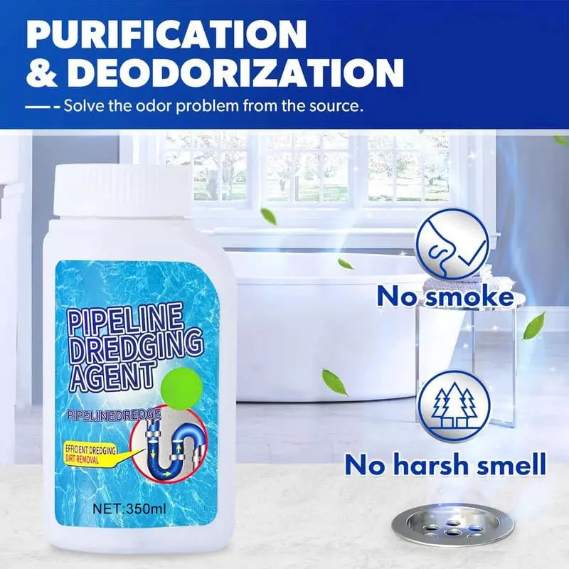 Powerful Drain Cleaner for Kitchen Bathroom Pipes
