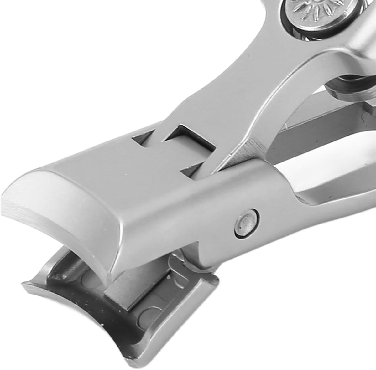 Precision Nail Clippers with Straight and Angled Cutting Edge