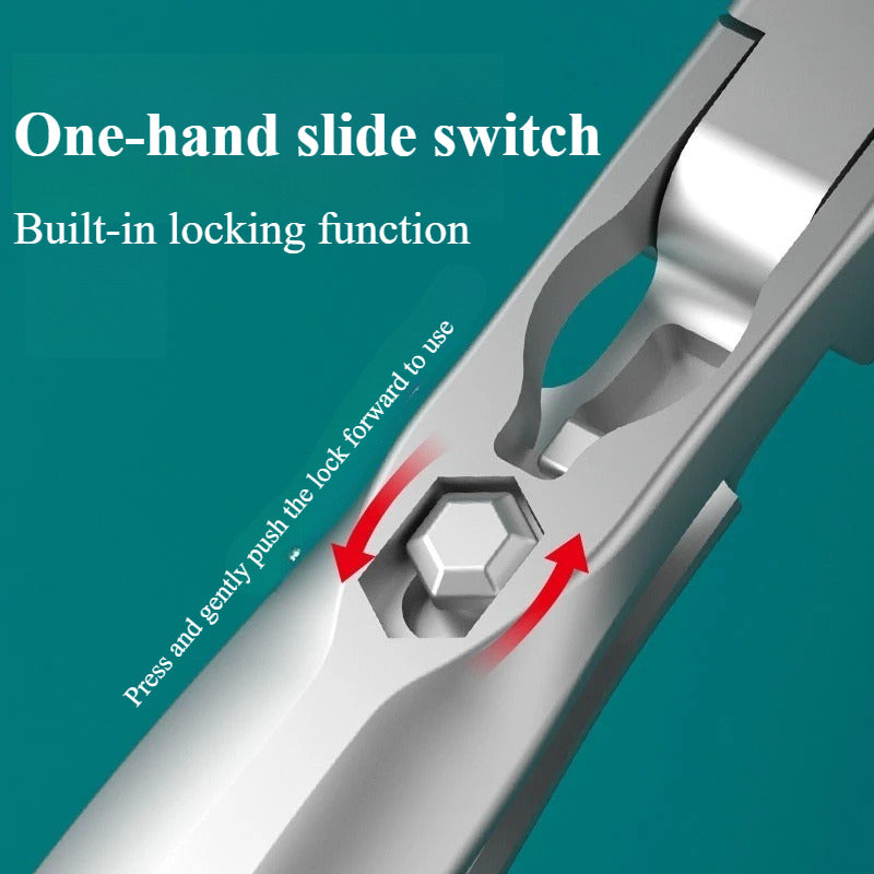 Precision Nail Clippers with Straight and Angled Cutting Edge