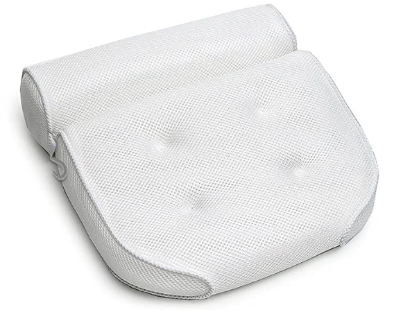 Premium Bath Pillow With Neck Support And Suction Cups