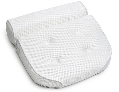 Premium Bath Pillow With Neck Support And Suction Cups