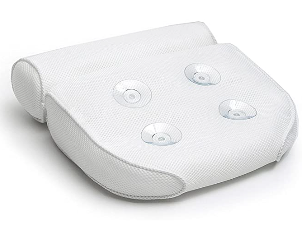 Premium Bath Pillow With Neck Support And Suction Cups