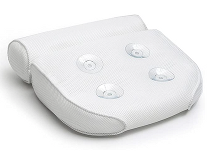 Premium Bath Pillow With Neck Support And Suction Cups