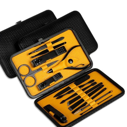 Professional 15 Piece Manicure and Pedicure Grooming Kit
